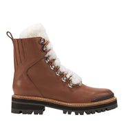 MARC FISHER IZZIE BOOT BROWN LEATHER