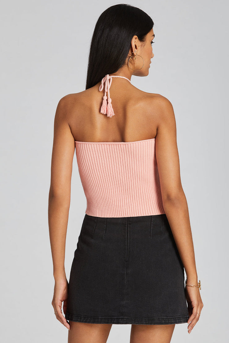 525 AMERICA | Fauxchet Halter Top