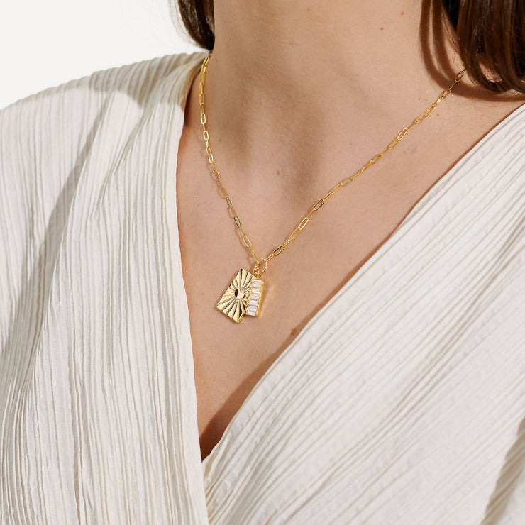 KATIE LOXTON | Nova Heart Cluster Necklace