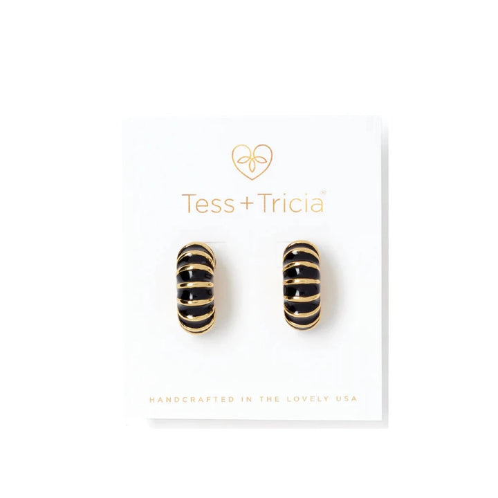 TESS + TRICIA | Ellie Earring- Black