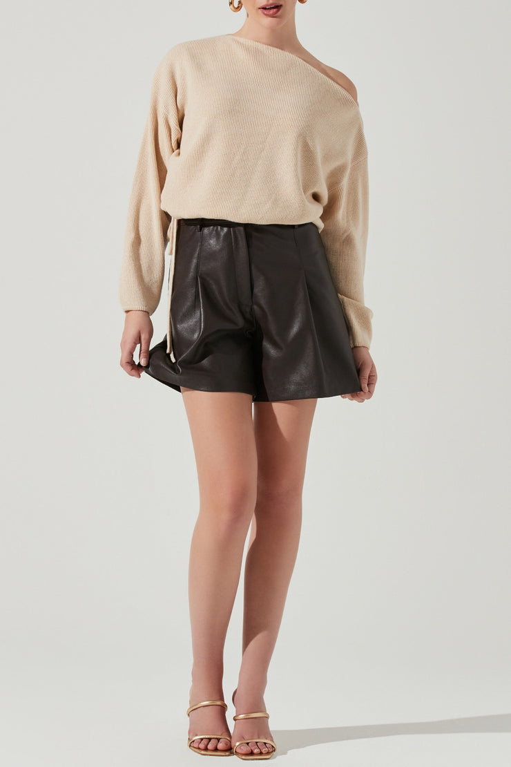 ASTR | Wilma Shorts- Black- SIZE XS