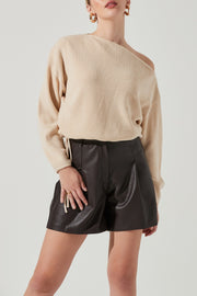 ASTR | Wilma Shorts- Black- SIZE XS