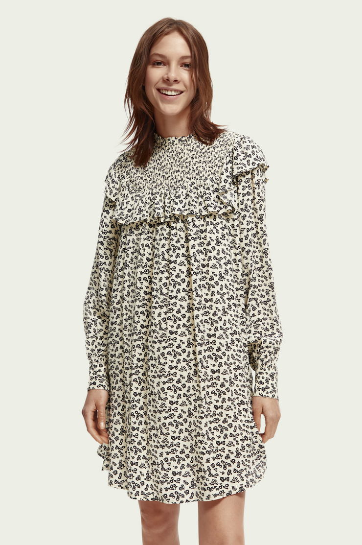 Scotch & Soda  | Flowy Dress Frill Detail