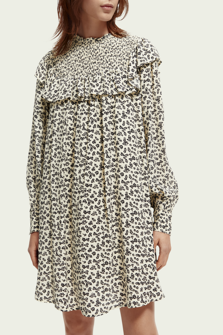 Scotch & Soda  | Flowy Dress Frill Detail
