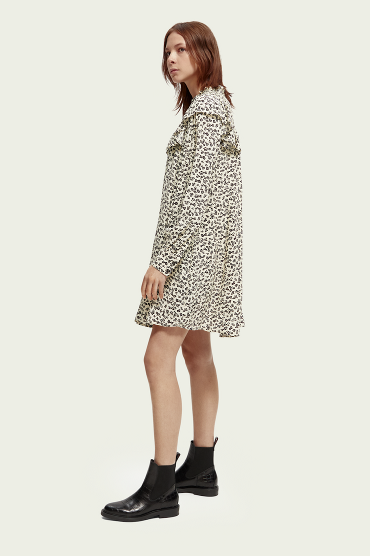 Scotch & Soda  | Flowy Dress Frill Detail